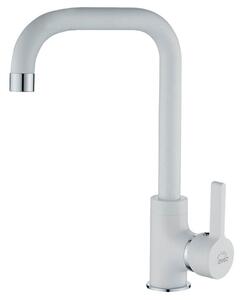 Laveo Lena, álló konyhai csaptelep h-302, fehér, LAV-BKU_665D