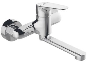 Laveo Rondo, falra szerelhető mosogató csaptelep h-127, króm, LAV-BLX_050D