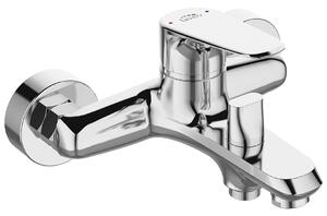 Laveo Rondo, falra szerelhető kád/zuhany csaptelep h-107, króm, LAV-BLX_010D