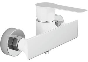 Laveo Raila, falra szerelhető zuhanycsap h-100, króm-fehér, LAV-BLL_640D