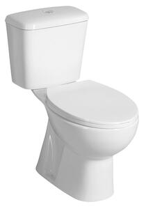 Aqualine Aqualine, MANUEL WC kombi csésze tartállyal, öblítőkészlettel, kevesebb hulladék, fehér, PS8814