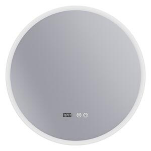 Erga Deam, kerek LED-es tükör 70cm, 3 színű lámpa, első világítás, páramentes fűtőbetét, ERG-V01-Deam-7070-CL