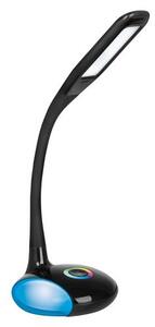 Activejet LED desk lamp VENUS BLACK with RGB base