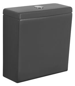 Sapho Sapho, PACO kerámia öblítőtartály kombi WC-hez, szürke matt, PC1012GR-112