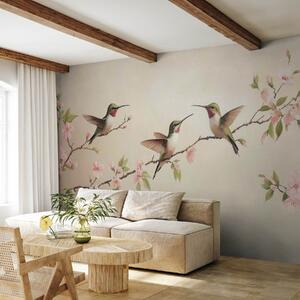 Fotótapéta Három kolibri, Fotótapéta állatok, Fotótapéta állatok madarak, w08515 : Uwalls.hu