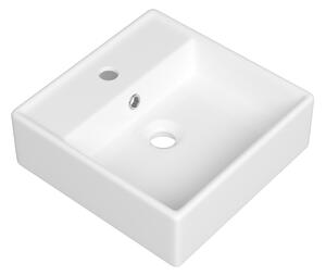 Gamma Biwu, asztali mosdó 380x380x125 mm, fényes fehér, GMA-UC-BIWU