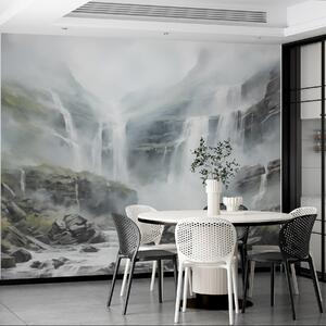 Fotótapéta Vízesés a ködben, Természet fotótapéta, w08572 : Uwalls.hu