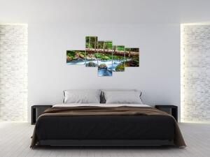 Festmény egy lakáshoz - hegyi patak (150x85cm)