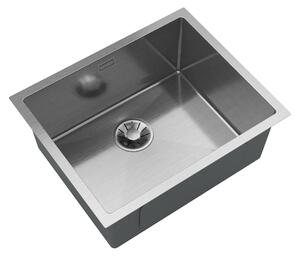Gamma Gamma, 1 rekeszes rozsdamentes mosogató 540x440x210 mm, acél, GMA-S5444-CH