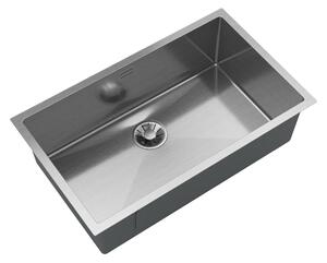 Gamma Gamma, 1 rekeszes rozsdamentes mosogató 750x450x210 mm, acél, GMA-S7545-CH