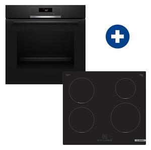 Bosch HQG572EB3 Beépíthető sütő + Bosch PUE611BB5E Beépíthető indukciós főzőlap
