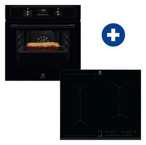 Electrolux EOF3H50BK Beépíthető sütő+Electrolux EIV634 Beépíthető indukciós főzőlap
