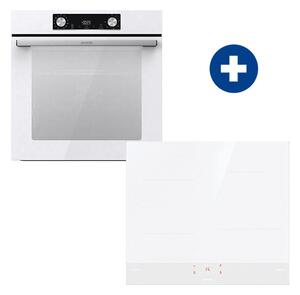 Gorenje BOS6737E06WG Beépíthető sütő + Gorenje GI6421SYWA Beépíthető indukciós főzőlap