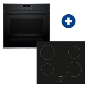 Bosch HQA272BB3 Beépíthető sütő + Bosch PUG61RAA5E Beépíthető indukciós főzőlap
