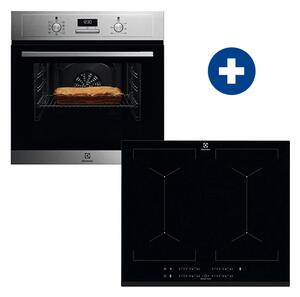 Electrolux EOF3H40BX Beépíthető sütő+Electrolux EIV644 Beépíthető indukciós főzőlap