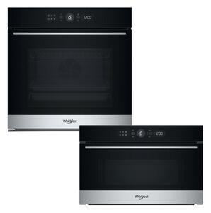 Whirlpool WOI5S8PM1SXA Beépíthető sütő + Whirlpool WMD54MX Beépíthető mikrohullámú sütő, inox