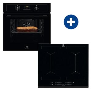 Electrolux EOF3H50BK Beépíthető sütő+Electrolux EIV644 Beépíthető indukciós főzőlap