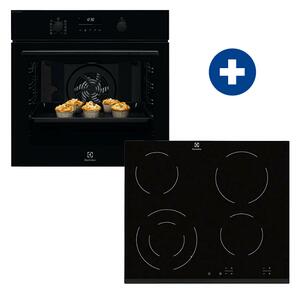 Electrolux EOD6P77WZ Beépíthető sütő+Electrolux EHF6241FOK Beépíthető kerámia főzőlap