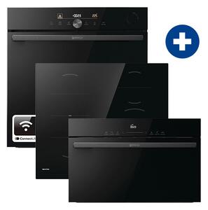 Gorenje BSA6747DGWI Beépíthető sütő + Gorenje GI621FMC Beépíthető indukciós főzőlap + Gorenje BM341M3DBGH Beépíthető mikrohullámú sütő