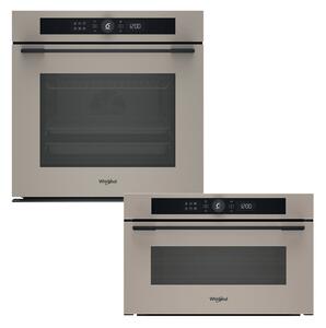 Whirlpool WOI5S8PM2SEA Beépíthető sütő + Whirlpool WMD54MBG Beépíthető mikrohullámú sütő, szatén