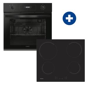 Candy FIDCP N625 L Beépíthető sütő + Candy CH64CCB Kerámia főzőlap