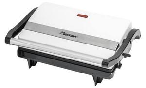 Bestron APM123W Panini grillsütő, Fehér