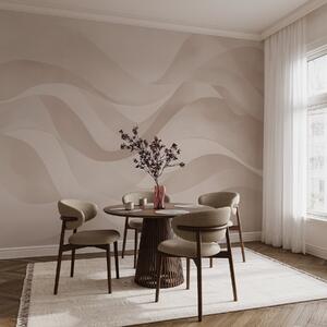 Fotótapéta Sima hullámok lágy bézs tónusokban akvarell stílusban, Fotótapéta modern, w08564 : Uwalls.hu