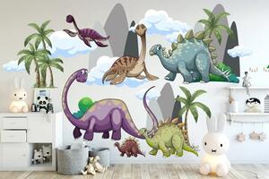 Falmatrica gyerekeknek a dinoszauruszok elveszett világa 120 x 240 cm