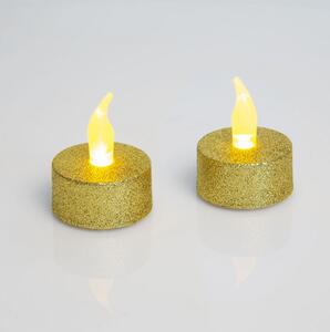 LED-es teamécses, 2 db, Arany (55245G)