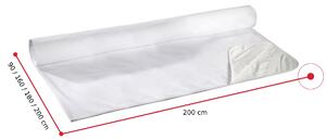 ZIRO PVC matracvédő, 160x200, fehér