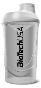 BioTechUSA Wave Shaker keverőpalack, 600 ml, átlátszó
