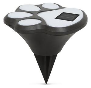 Garden of Eden 11255B LED-es szolár lámpa - kutya lábnyom alakú, leszúrható, műanyag