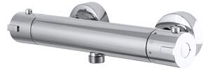 Gamma Termo, termosztatikus zuhanycsaptelep alsó 1/2"-os zuhanycsatlakozóval, króm, GMA-BTO-CH