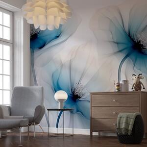 Fotótapéta Átlátszó virágok, Fotótapéta akvarell, w02696 : Uwalls.hu