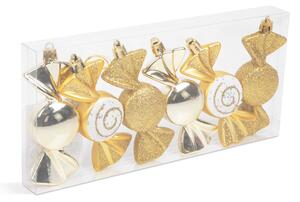 Family Karácsonyfadísz szett 10x3,6 cm - 6 db / szett (58782A)