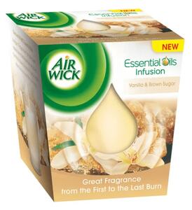 Air Wick illatgyertya vanília és barnacukor, 105g