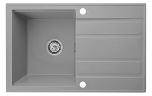 Gamma Modern 8050, 1 rekeszes gránit mosogató 790x500x210 mm, szürke, GMA-ZM-8050-G