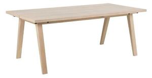 Asztal Oakland C103, Világos tölgy, 74.6x95x200cm, Természetes fa furnér, Laminált forgácslap, Laminált forgácslap, Fa