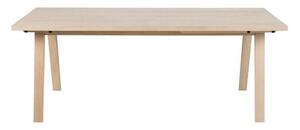 Asztal Oakland C103, Világos tölgy, 74.6x95x200cm, Természetes fa furnér, Laminált forgácslap, Fa, Laminált forgácslap