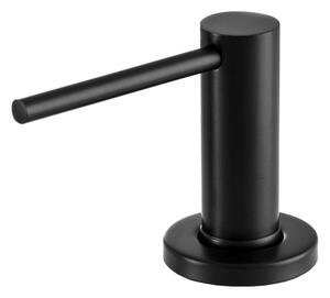 Gamma Lux Slim, konyhai mosogatószer adagoló 400ml, matt fekete, GMA-LUX-SLIM-BK