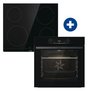 Gorenje BO6735E02BK Beépíthető sütő + Gorenje ECT641BSC Üvegkerámia főzőlap