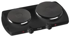 Dyras HP-8122BK Elektromos főzőlap, 2 lapos