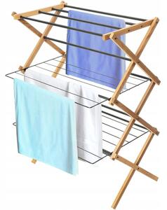 Erga Aurora Plus, ruhaszárító állvány 69x49,5x97 cm, álló, barna-fekete, ERG-SEP-1265SUAURPLUD