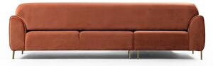 Design összecsukható kanapé Haylia 287 cm fahéj - bal