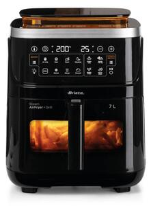 Ariete 4636 Air Fryer Steam forrólevegős sütő, fekete