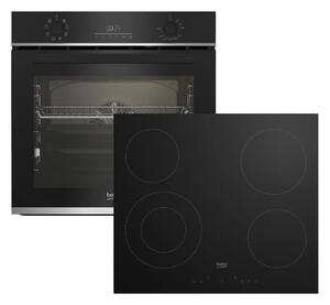 Beko BBSM12320XCS Beépíthető sütő + főzőlap szett
