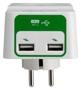 APC PM1WU2-GR Essential SurgeArrest Túlfeszültségvédő aljzat 2 USB porttal