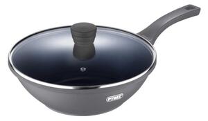 Pyrex PY-3315 Wok fedővel, 28 cm