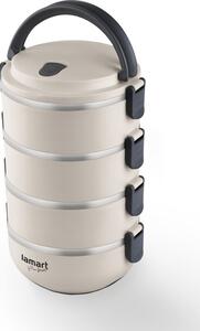 Lamart LT6024 Thermo ételhordó, 4db