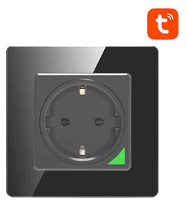 Avatto N-WOT10-EU-B TUYA WiFi fali aljzat, fekete